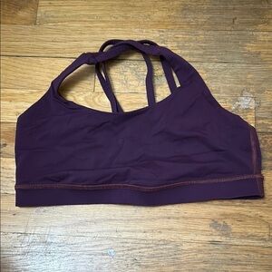 Women's Lululemon Purple Sports Bra great deal